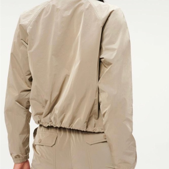 GOOD AMERICAN ESSENTIAL NYLON TRACK SUIT IN BRINDLE SIZE 2 (M) - Picture 4 of 14